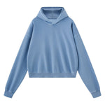 High‑Quality Terry Washed Distressed Hoodie