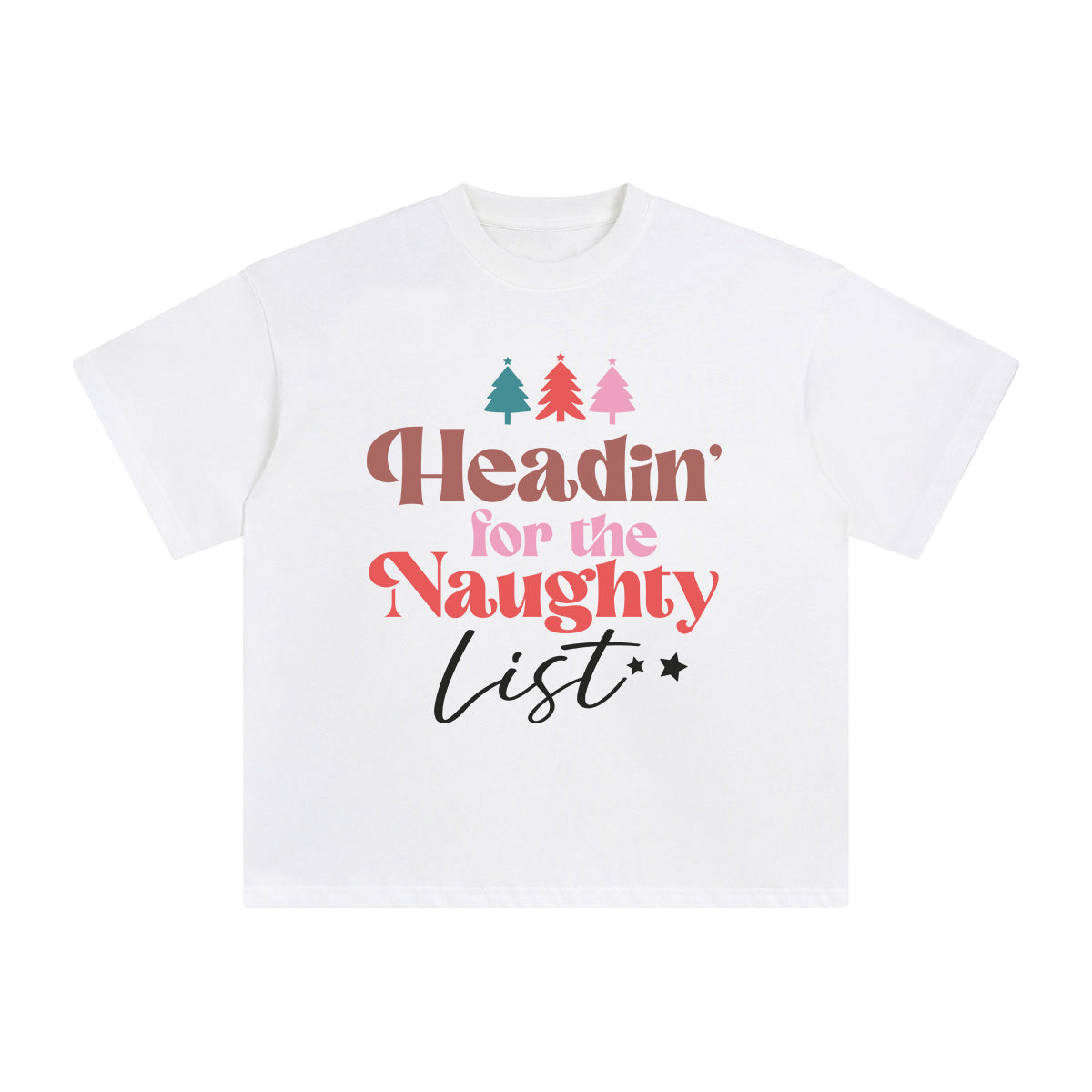 Christmas Tress Graphic Tee-INNBLAC Fashion Apparel