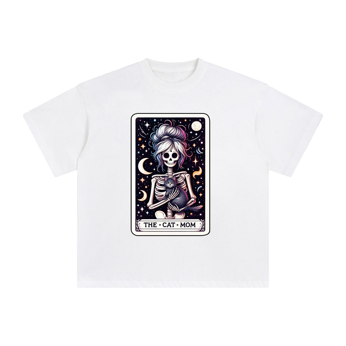 The Cat Mom Comic Graphic Tee-INNBLAC Fashion Apparel