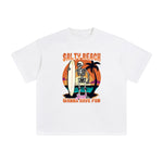 Skeleton Surfing Graphic Tee-INNBLAC Fashion Apparel