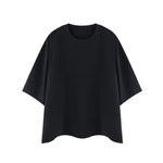 Washed Boxy Cropped Raglan Tee
