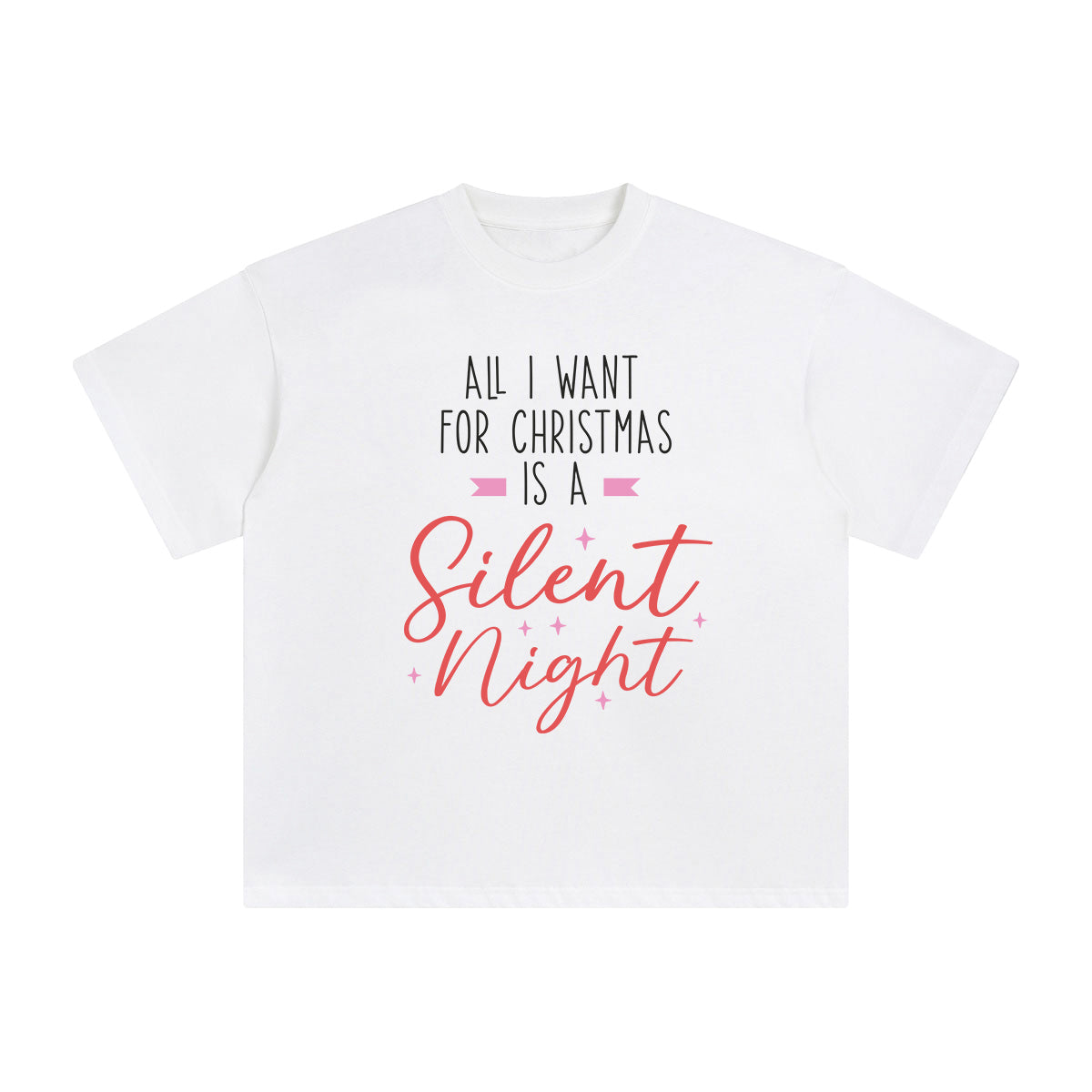 Silent Night Graphic Tee-INNBLAC Fashion Apparel