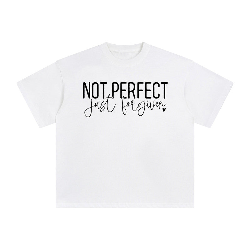 Not Perfect Just Forgiver Graphic Tee-INNBLAC Fashion Apparel