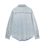 Vestido midi vaquero sin mangas con botones y aberturas en la parte delantera