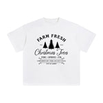 Christmas Trees Graphic Tee-INNBLAC Fashion Apparel