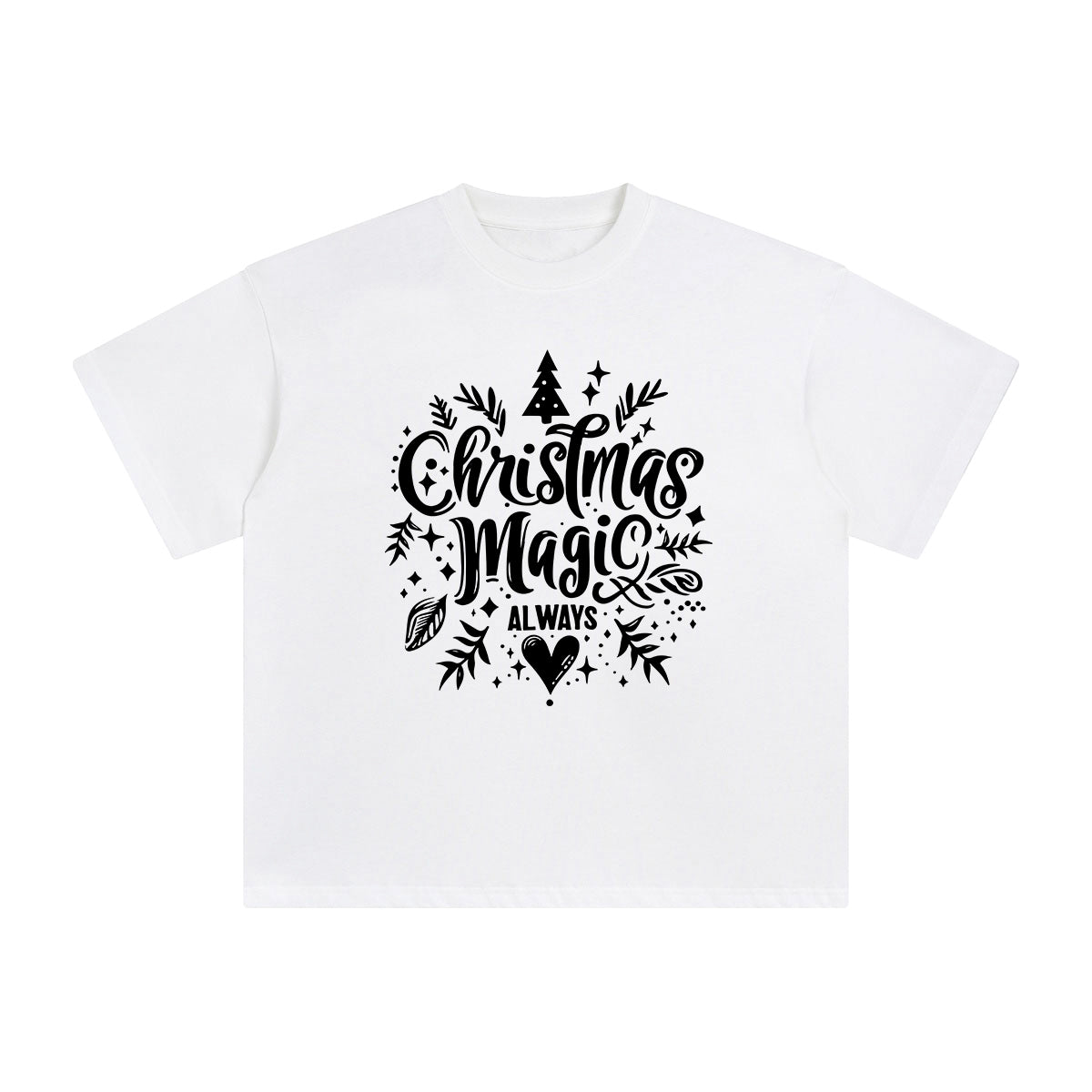 Christmas Magic Always Graphic Tee-INNBLAC Fashion Apparel