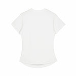 Camiseta de algodón lavado, corte entallado y cintura plisada, 8.4 oz