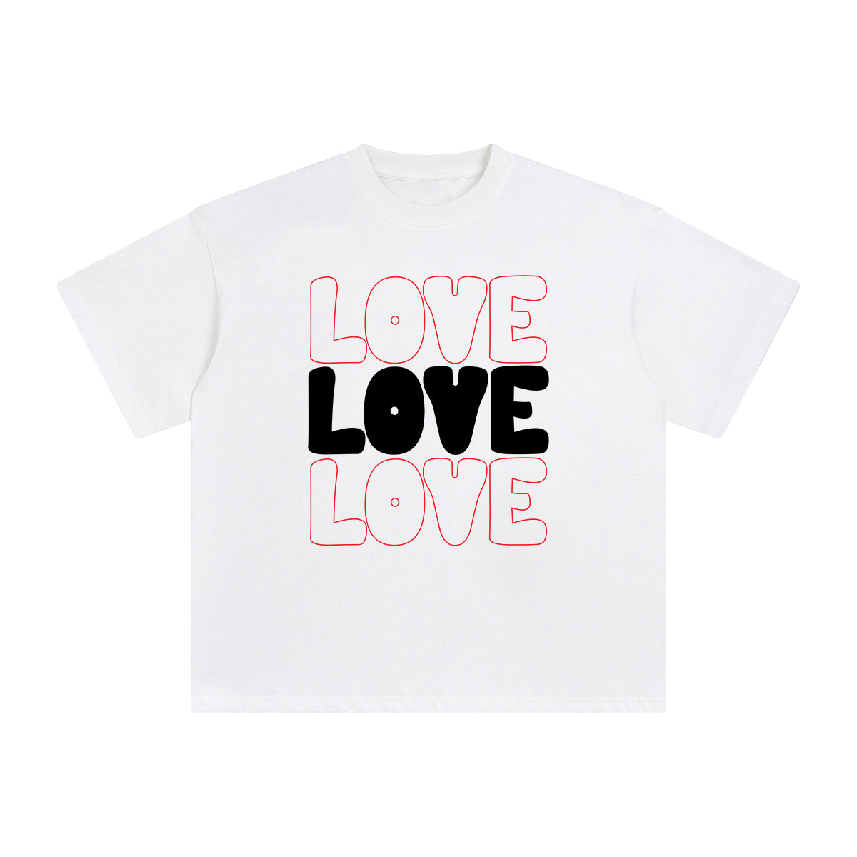 LOVE Aesthetic Graphic Tee-INNBLAC Fashion Apparel