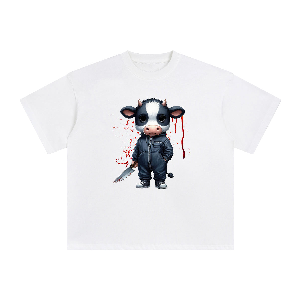 Killer Cow Graphic Tee-INNBLAC Fashion Apparel