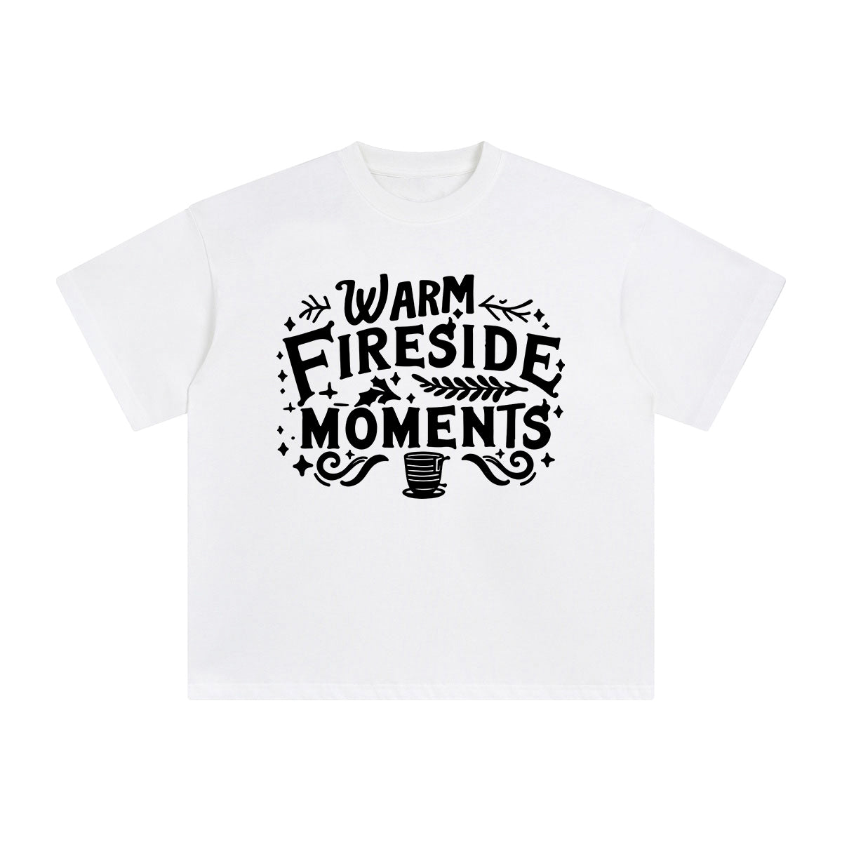 Warm Fireside Moments Graphic Tee-INNBLAC Fashion Apparel