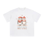 Snowy Days Cozy Stays Graphic Tee-INNBLAC Fashion Apparel