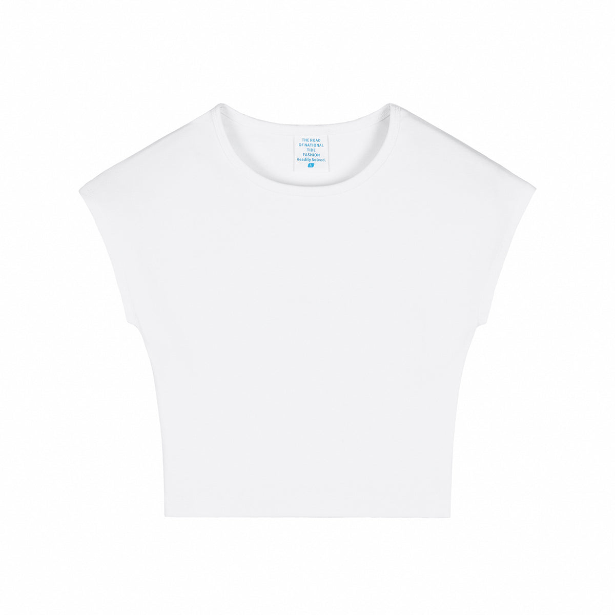 Solid Color Slim Fit Crop Tank 7.8oz