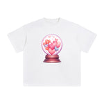 Valentine Love Globe Graphic Tee-INNBLAC Fashion Apparel