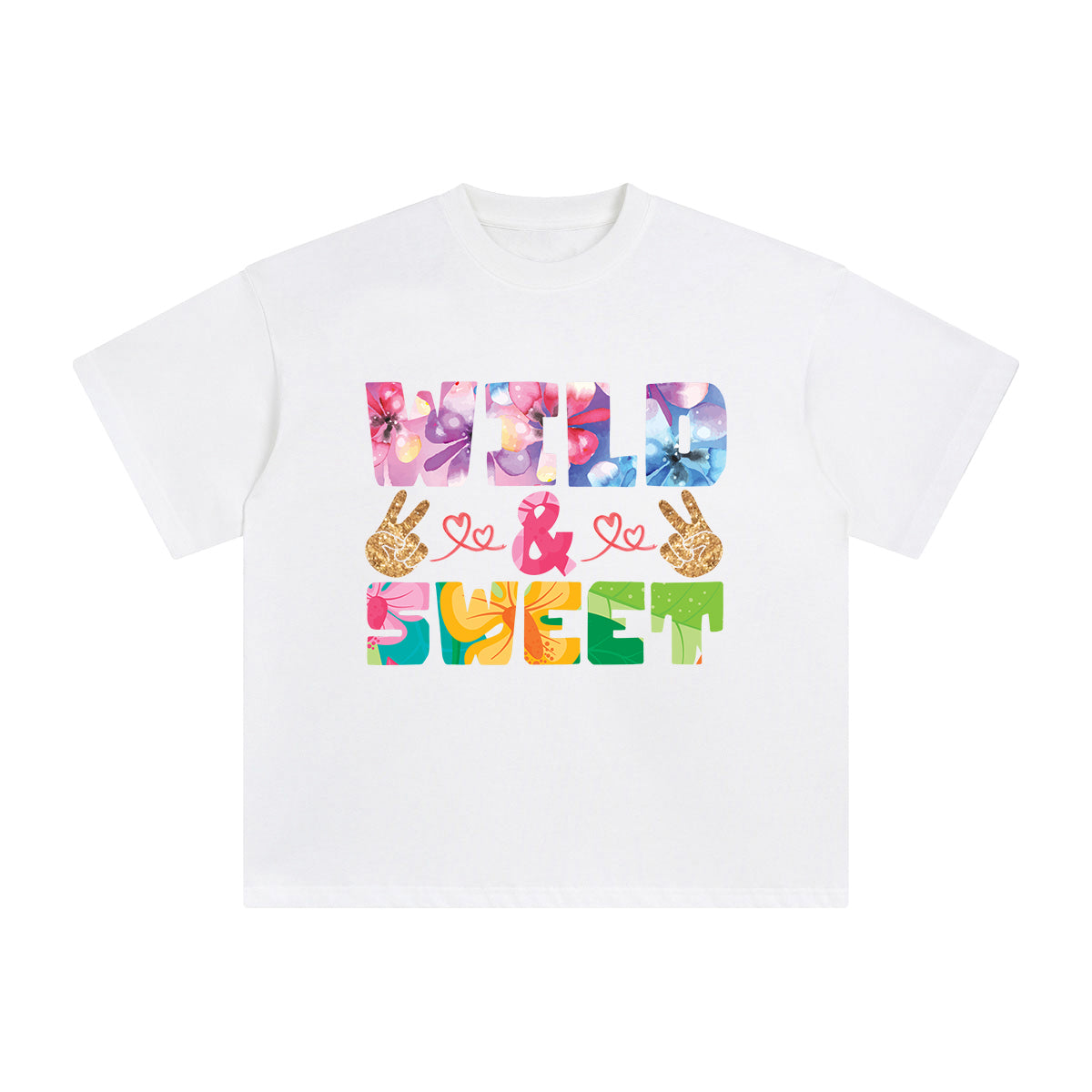 Wild & Sweet Aesthetic Graphic Tee-INNBLAC Fashion Apparel
