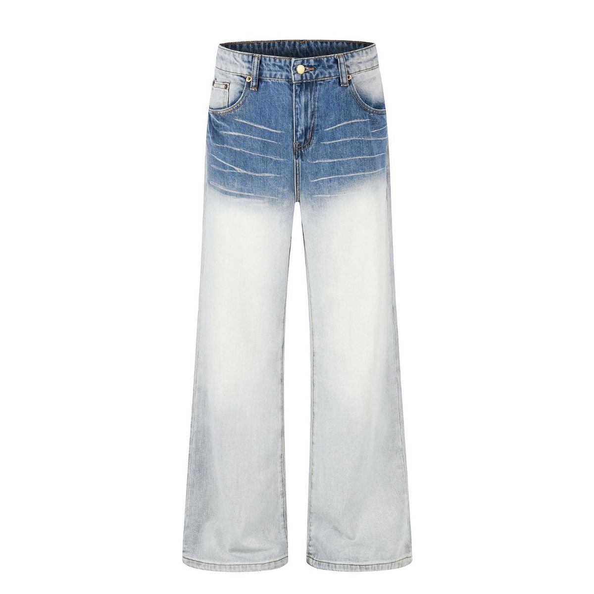 Vintage Washed Slim Flare Jeans