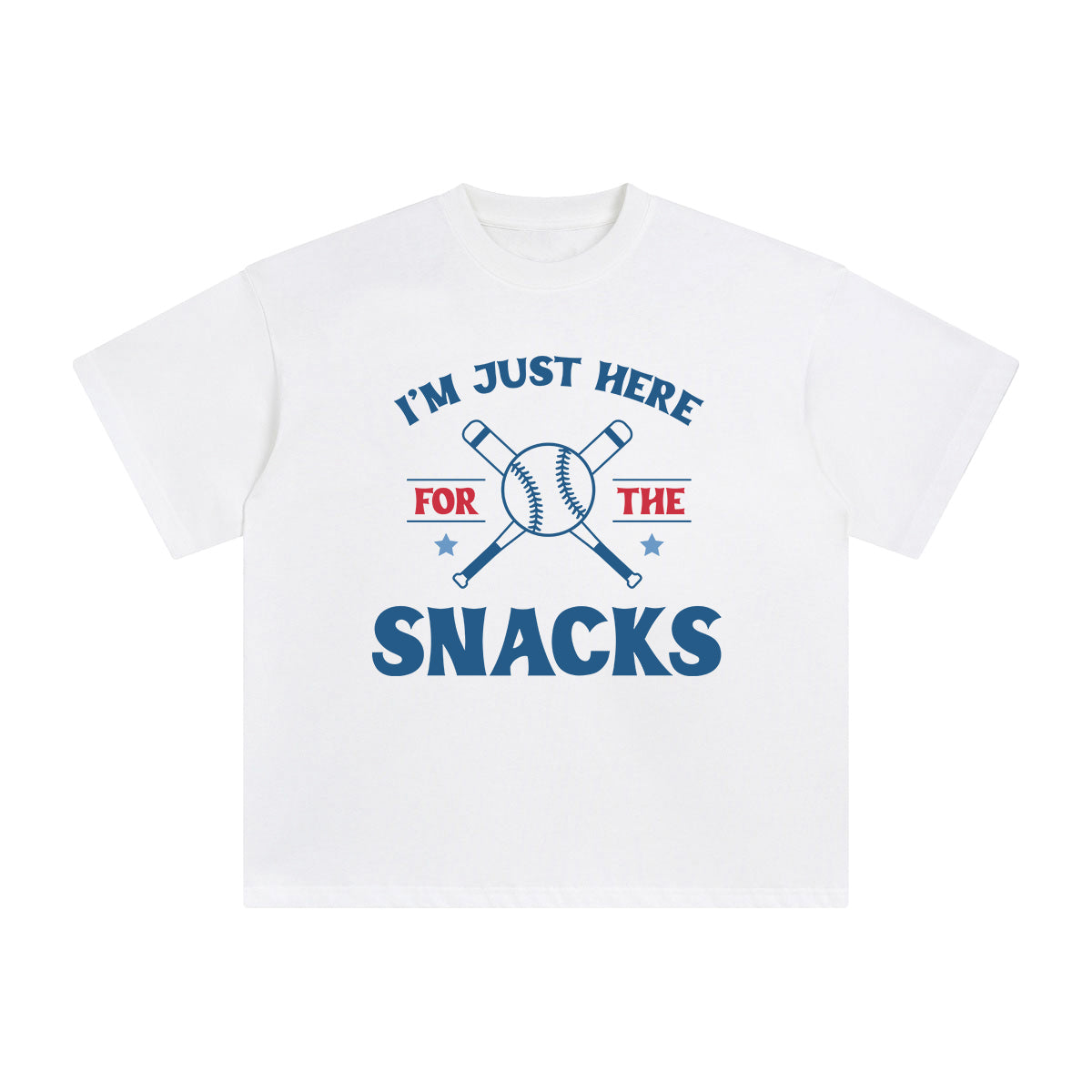 I'm Just Here For The Snacks Graphic Tee-INNBLAC Fashion Apparel