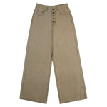 Button Fly Relaxed Fit Baggy Straight Leg Vintage Work Pants