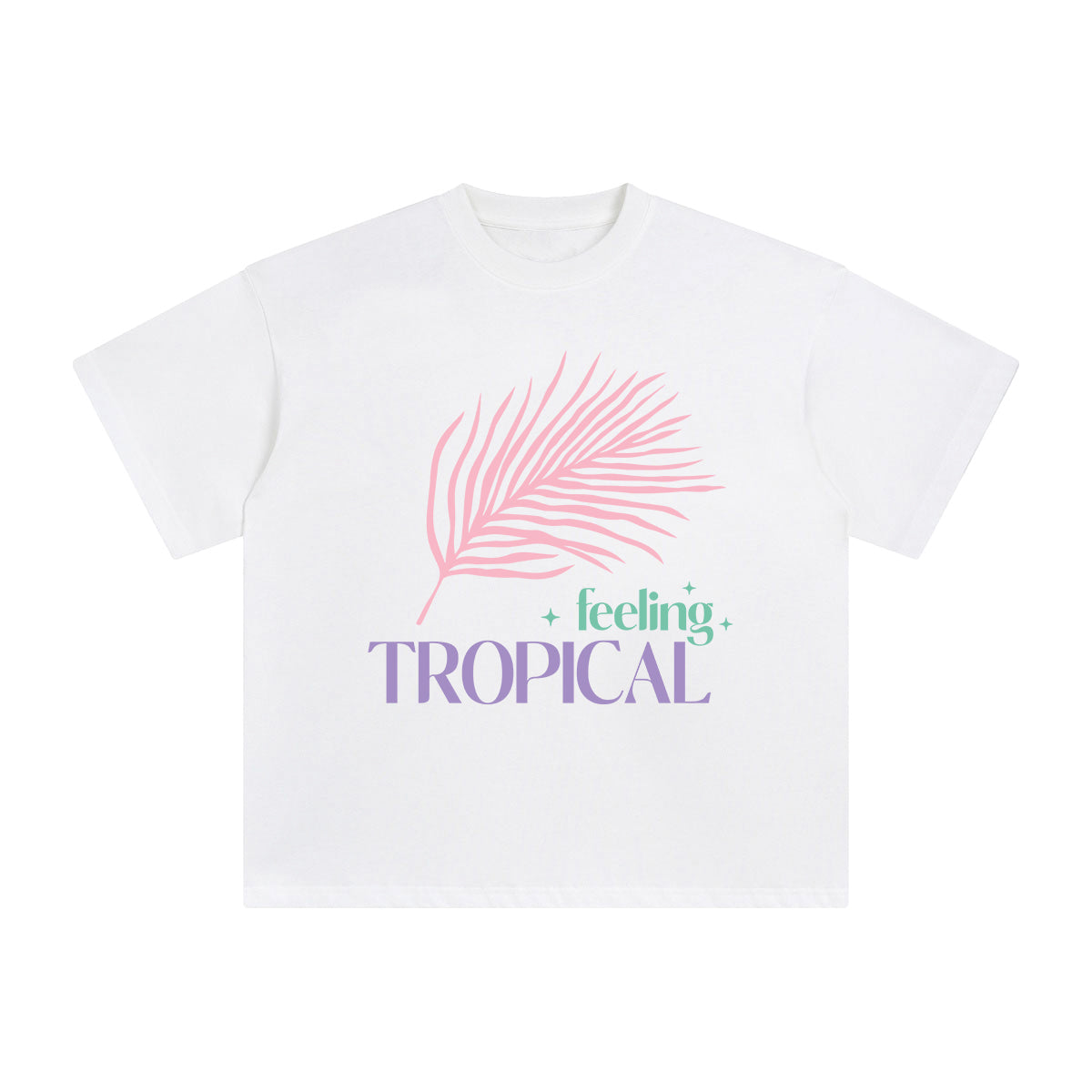 Feeling Tropical Graphic Tee-INNBLAC Fashion Apparel