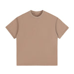 Crew Neck Washed Cotton T Shirt 7.8oz