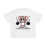 Weightlifting Jerry Graphic Tee-INNBLAC Fashion Apparel