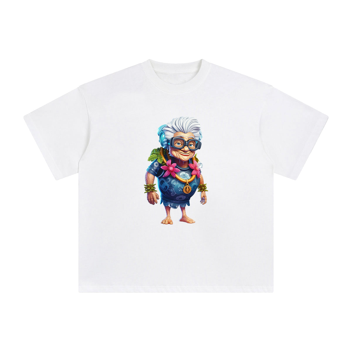 Grandma Scuba Diving Graphic Tee-INNBLAC Fashion Apparel