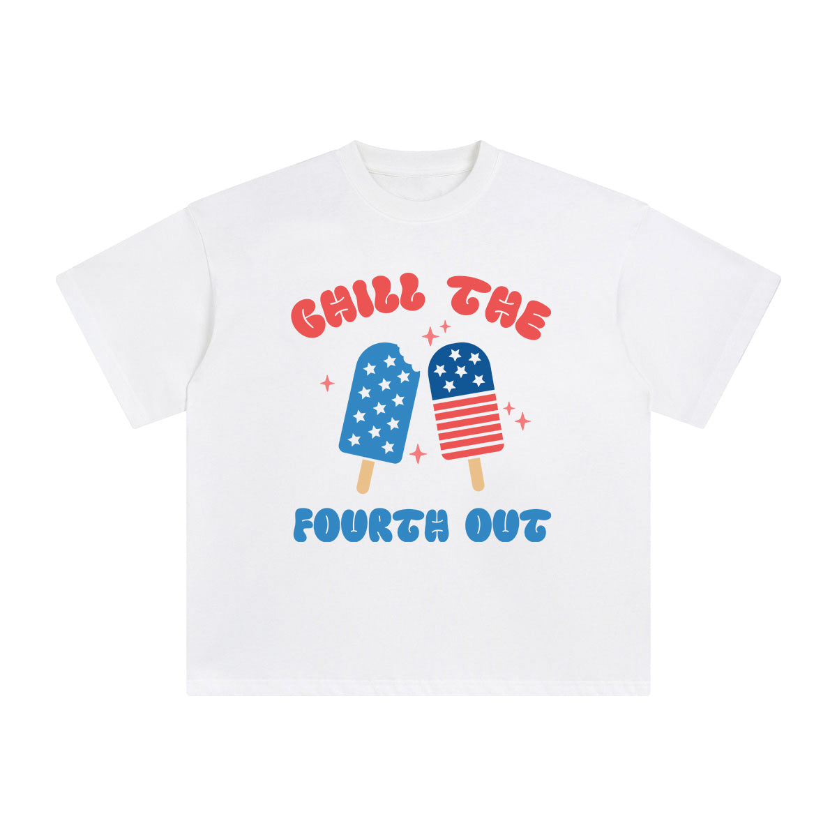 Chill The Fourth Out Graphic Tee-INNBLAC Fashion Apparel