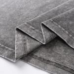 Camiseta vintage lavada, cuadrada y pesada, 8.25 oz