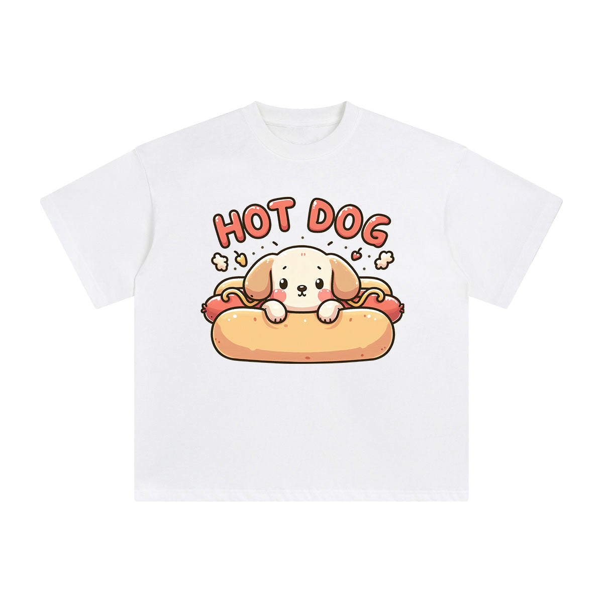 Hot Dog Graphic Tee-INNBLAC Fashion Apparel