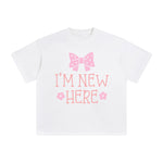 I'm New Here Graphic Tee-INNBLAC Fashion Apparel