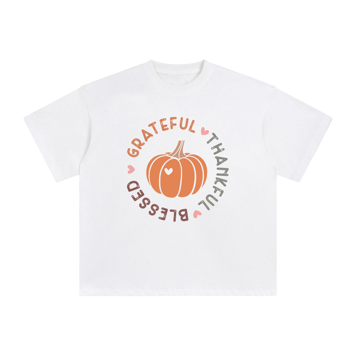 Grateful Thankful Blessed Graphic Tee-INNBLAC Fashion Apparel