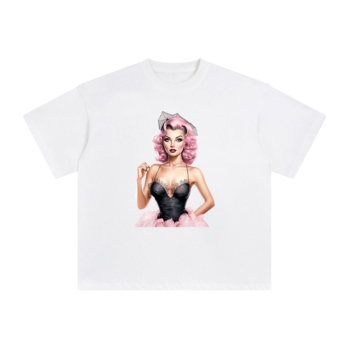 Halloween Girl Graphic Tee-INNBLAC Fashion Apparel
