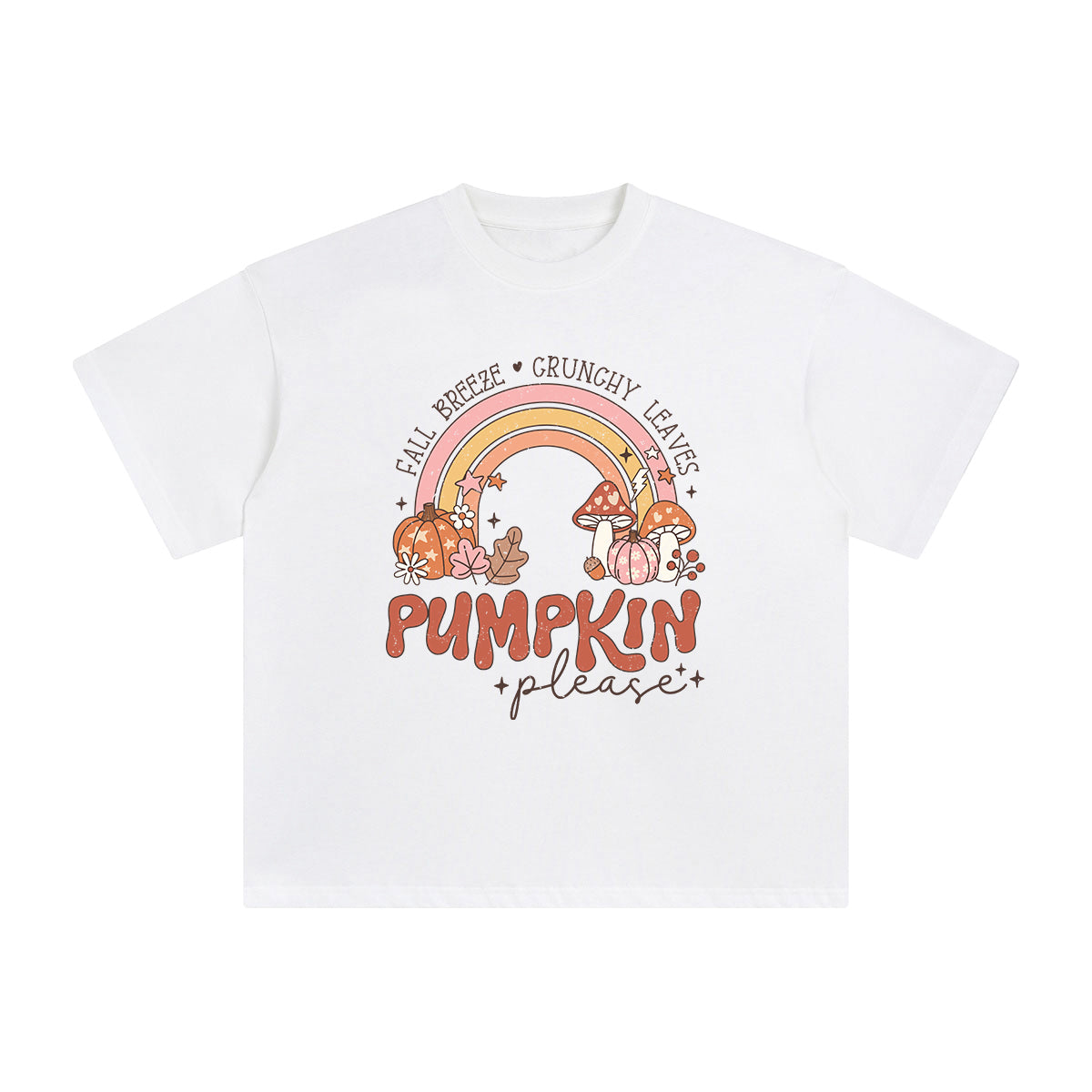Pumpkin Graphic Tee-INNBLAC Fashion Apparel