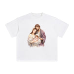 Christmas Nativity Scene Graphic Tee-INNBLAC Fashion Apparel