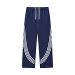 Pantalones deportivos holgados de color gris oscuro