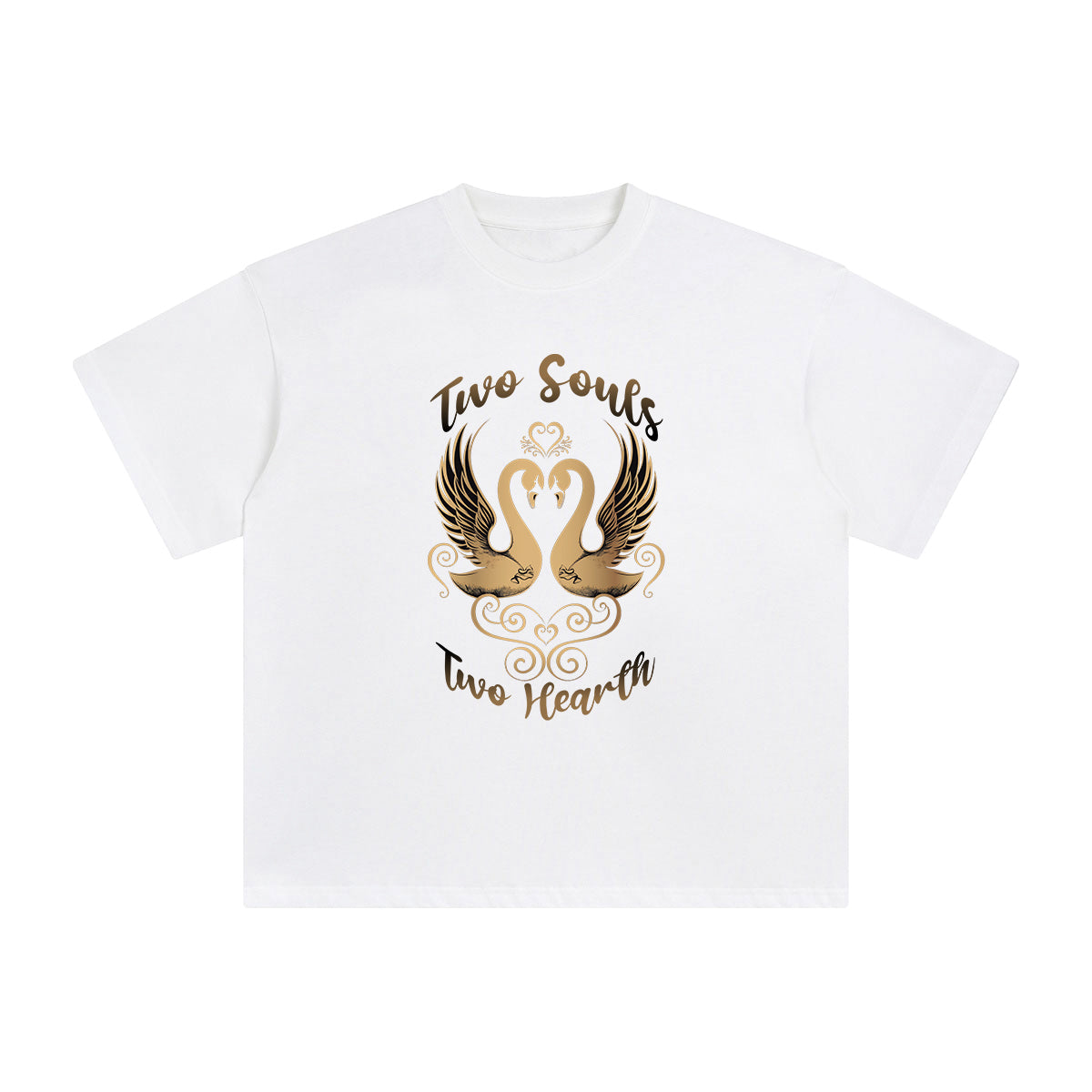 Two Souls Two Hearth Graphic Tee-INNBLAC Fashion Apparel