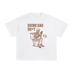 Skeleton Dad Graphic Tee-INNBLAC Fashion Apparel