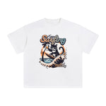 Keep Surfing And Meowing Graphic Tee-INNBLAC Fashion Apparel