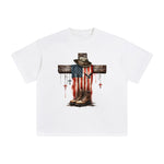 Memorial Day Cross Graphic Tee-INNBLAC Fashion Apparel