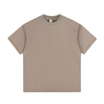 Crew Neck Washed Cotton T Shirt 7.8oz