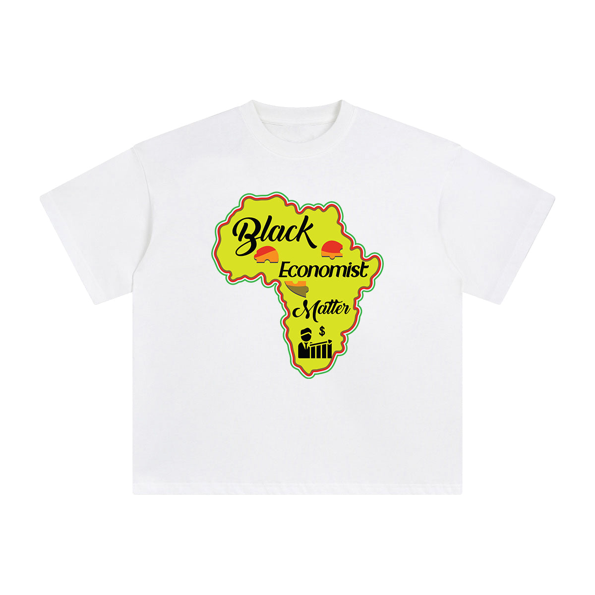 Black Economist Matter Aesthetic Graphic Tee-INNBLAC Fashion Apparel