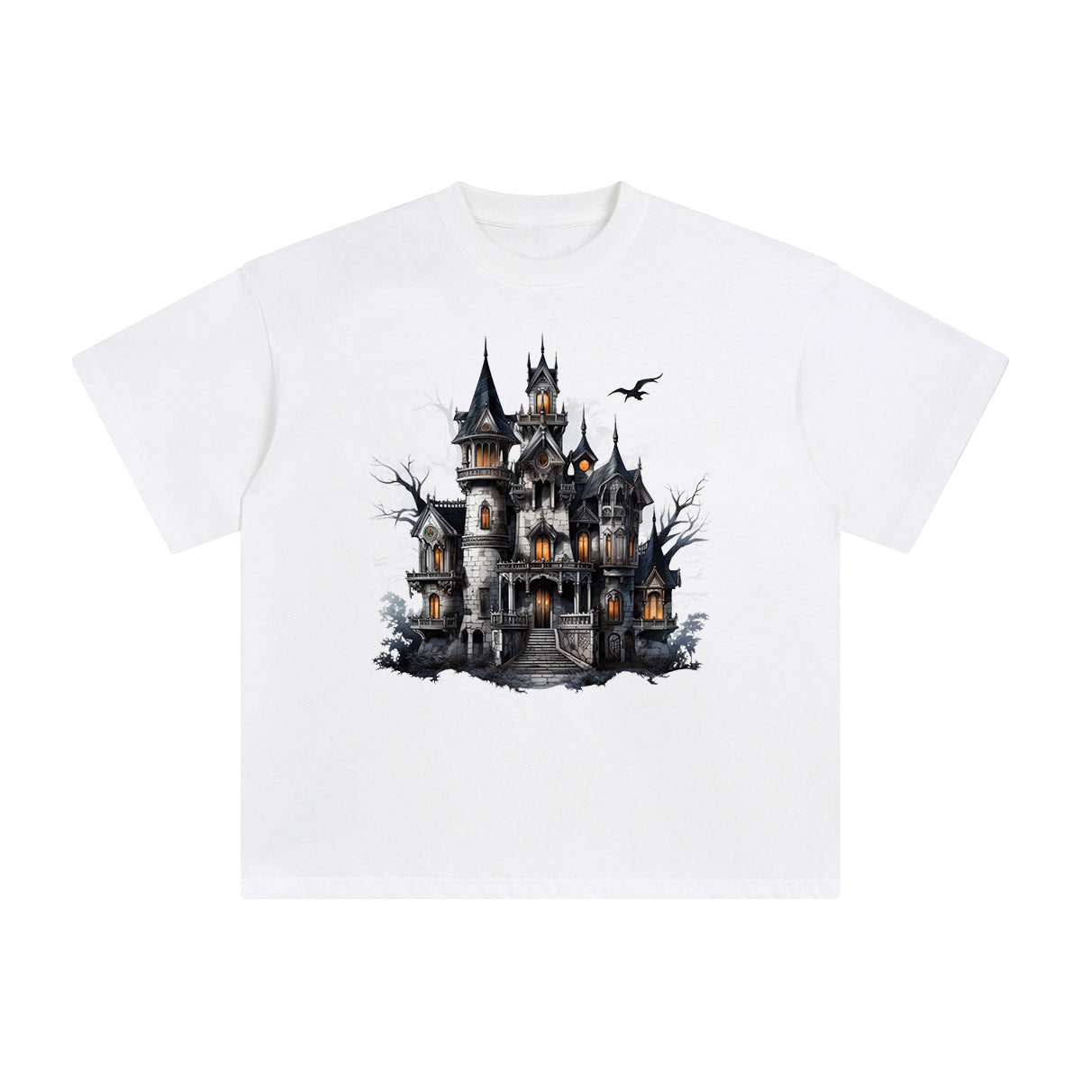 Castle Graphic Tee-INNBLAC Fashion Apparel