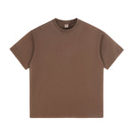 Crew Neck Washed Cotton T Shirt 7.8oz