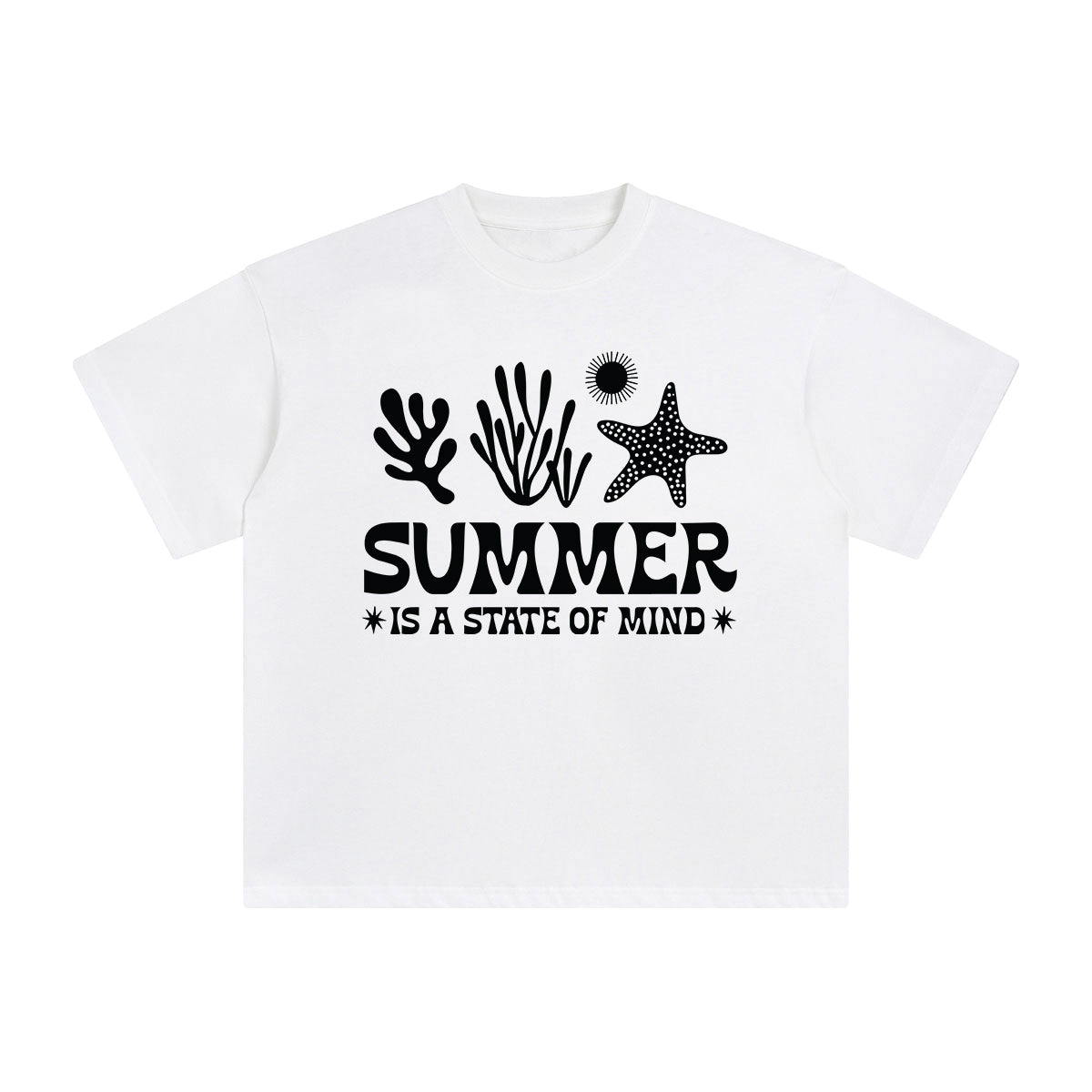Summer Is A State Of Mind Graphic Tee-INNBLAC Fashion Apparel