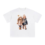 Two Kids Graphic Tee-INNBLAC Fashion Apparel
