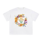 Wreath & Quote Graphic Tee-INNBLAC Fashion Apparel