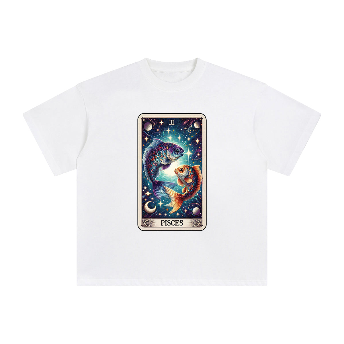 Pisces Zodiac Graphic Tee-INNBLAC Fashion Apparel
