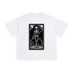 Mystery Skeleton Tarot Card Graphic Tee-INNBLAC Fashion Apparel