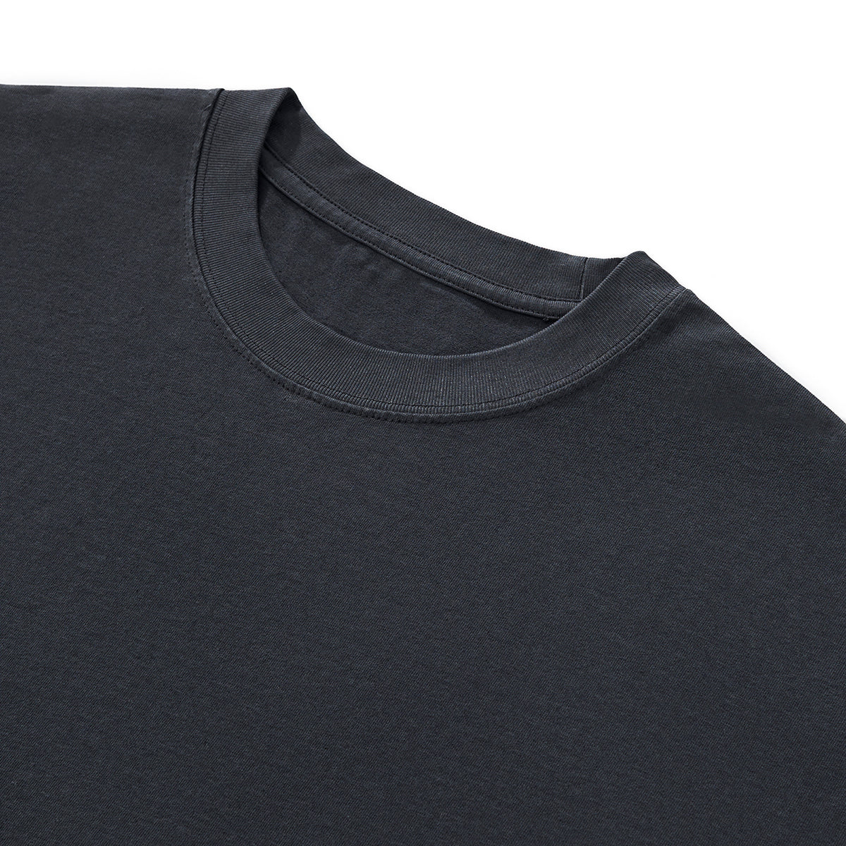Crew Neck Washed Cotton T Shirt 7.8oz