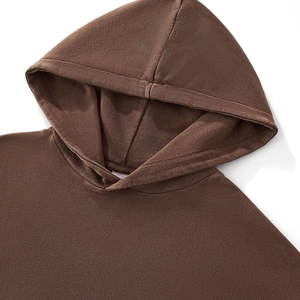 Raw Edge Sleeveless Boxy Hoodie