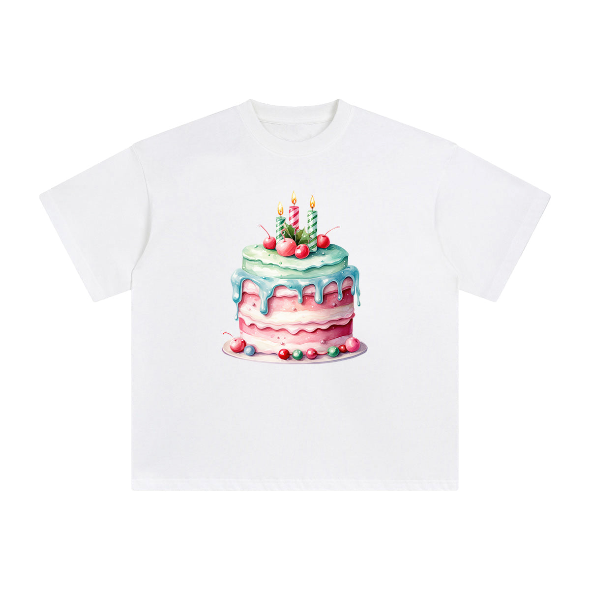 Christmas Cake Graphic Tee-INNBLAC Fashion Apparel